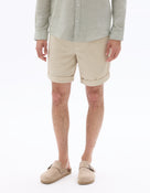 Bermuda Fit Shorts - Natural