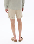Bermuda Fit Shorts - Natural
