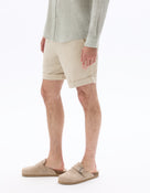 Bermuda Fit Shorts - Natural