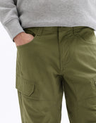 Regular Fit 100% Cotton Shorts - Khaki