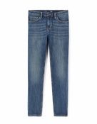Slim Fit 100% Cotton Jeans - Blue