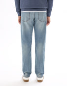 Slim Fit Stretch Cotton Jeans - Light Blue