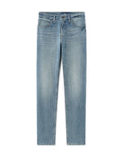 Slim Fit Stretch Cotton Jeans - Light Blue