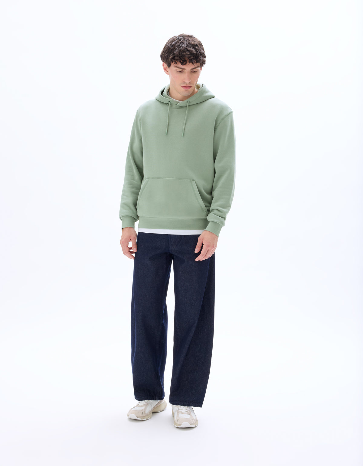 Regular Fit 100% Cotton Solid Hooded Sweatshirts