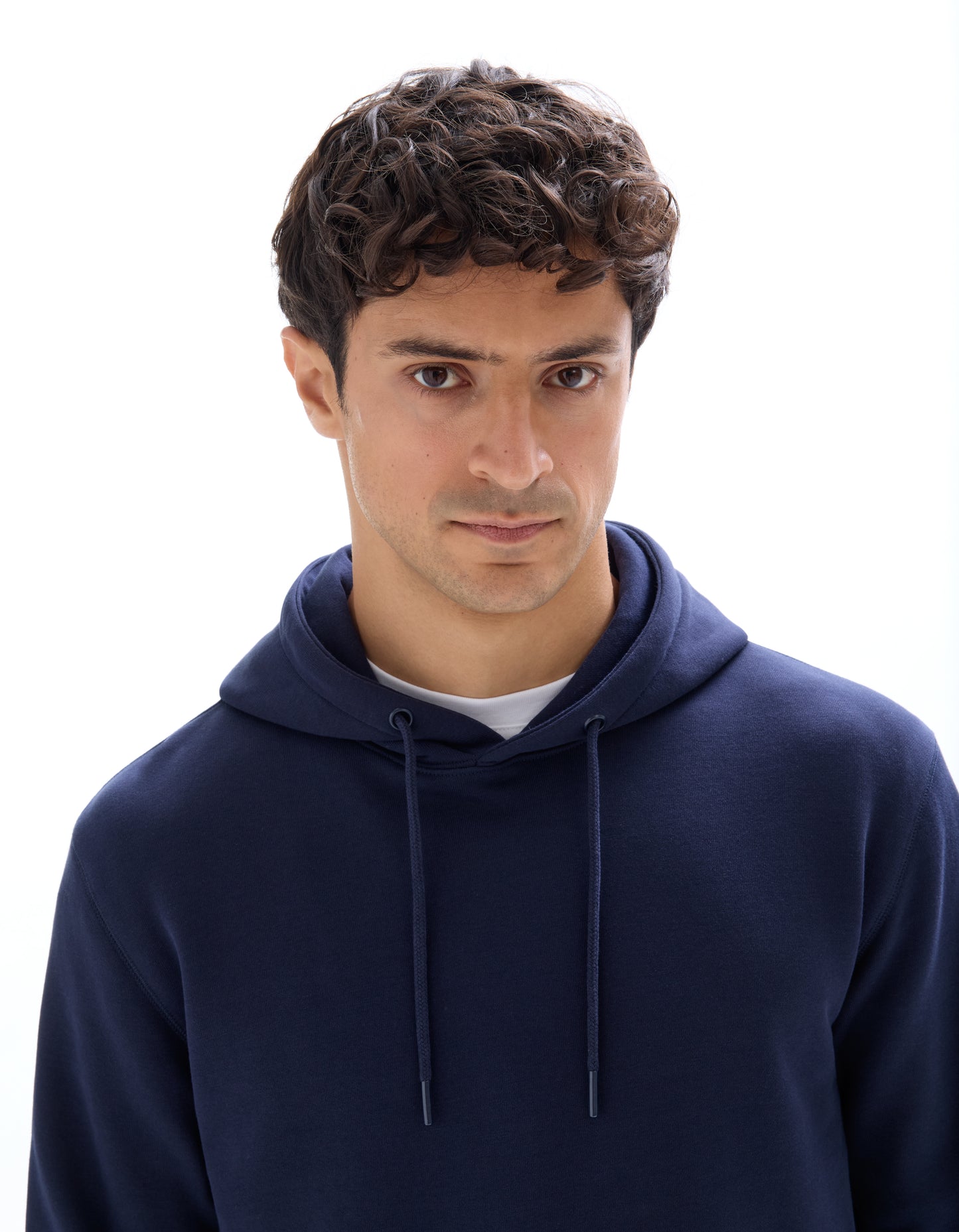 Regular Fit 100% Cotton Solid Hooded Sweatshirt