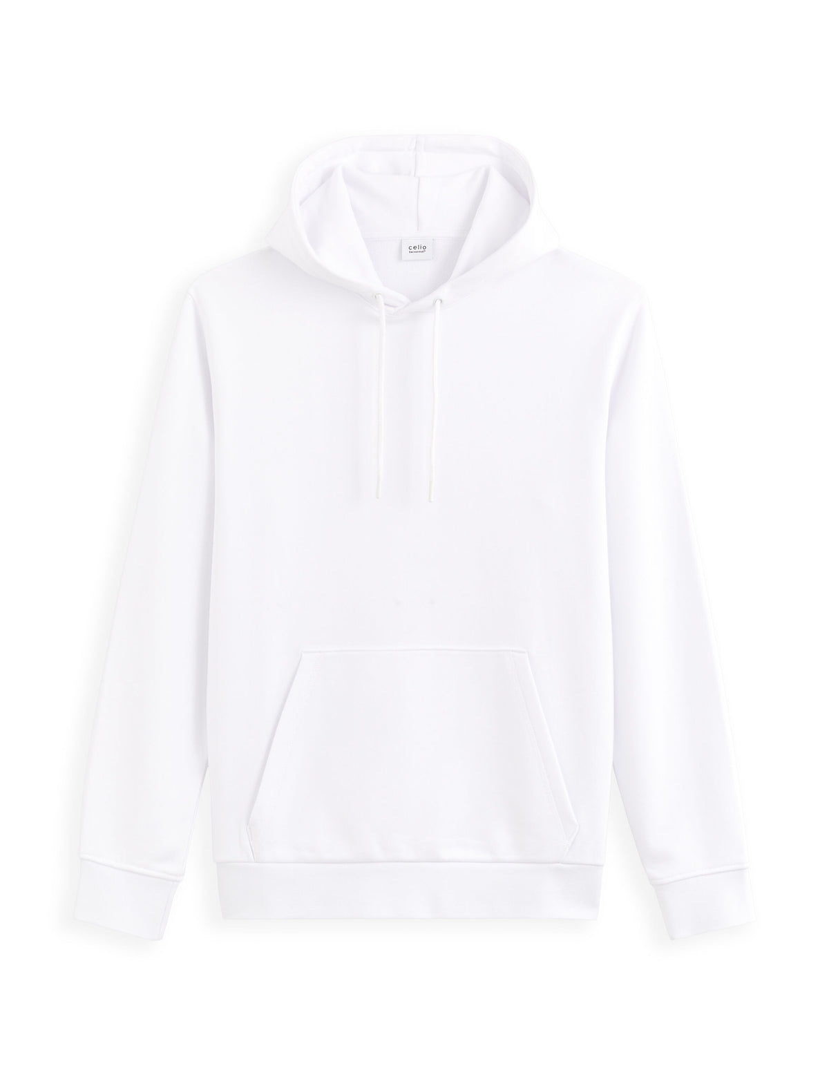 Regular Fit 100% Cotton Solid Hooded Sweatshirt