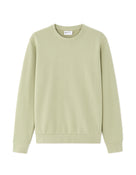 Regular Fit 100% Cotton Round Neck Sweatshirt - Green