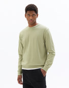 Regular Fit 100% Cotton Round Neck Sweatshirt - Green
