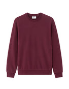 Regular Fit 100% Cotton Round Neck Sweatshirt - Red