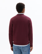 Regular Fit 100% Cotton Round Neck Sweatshirt - Red