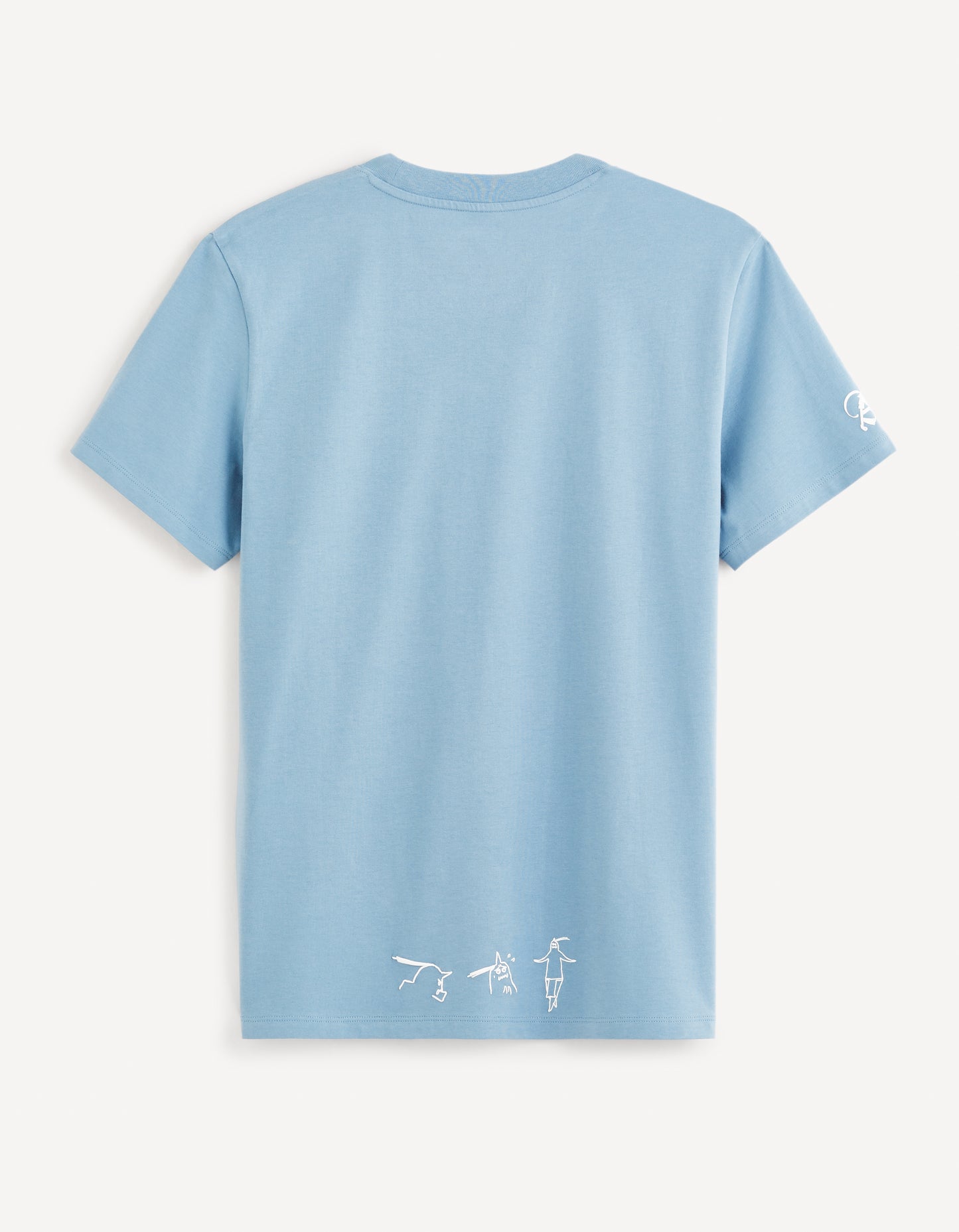 Celio* Fullmetal Alchemist Regular Fit Cotton Blue T-Shirt