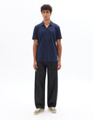 Regular Fit Cotton Blend T-Shirt - Navy Blue