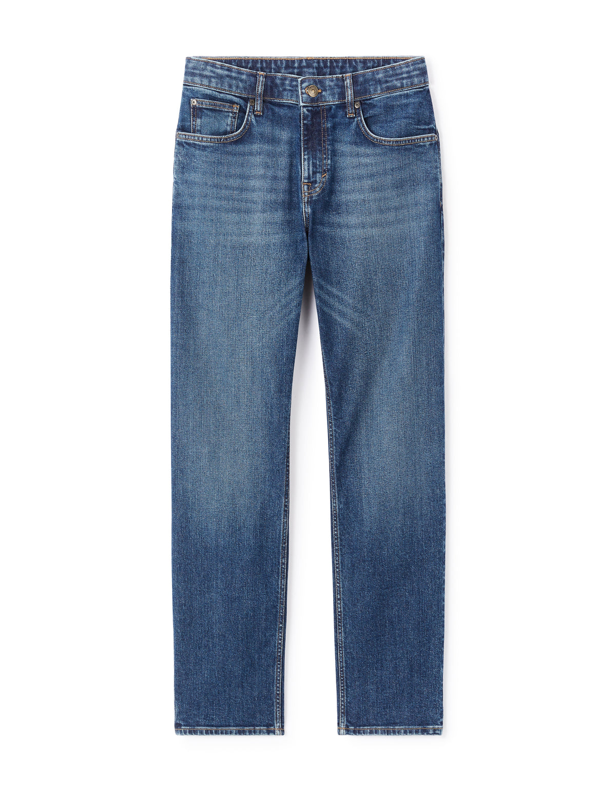 Regular Fit 100% Cotton Solid Jeans