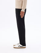 Straight Fit Stretch Cotton Jeans - Black
