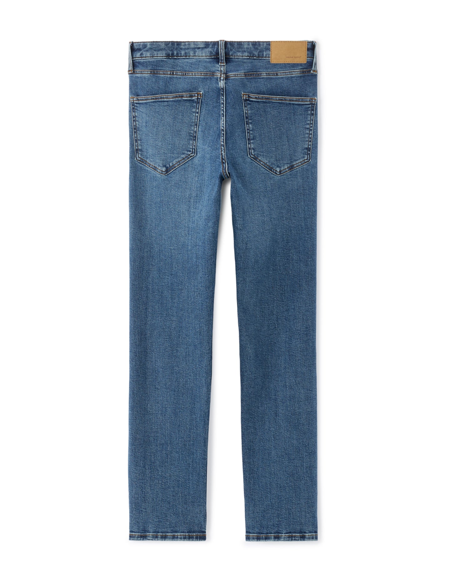 Celio Solid Straight Fit Cotton-Poly-Blend Blue Jeans