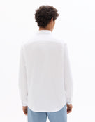 Regular Fit 100% Cotton Spread Collar Shirt - White