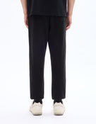Regular Fit 100% Cotton Trousers - Black