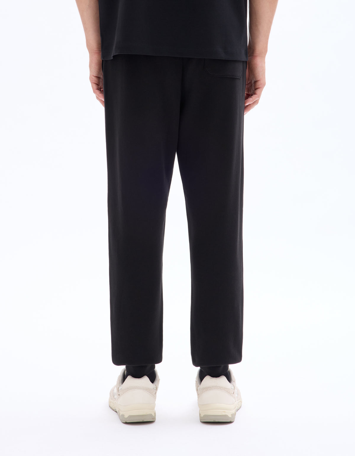 Regular Fit 100% Cotton Trousers - Black