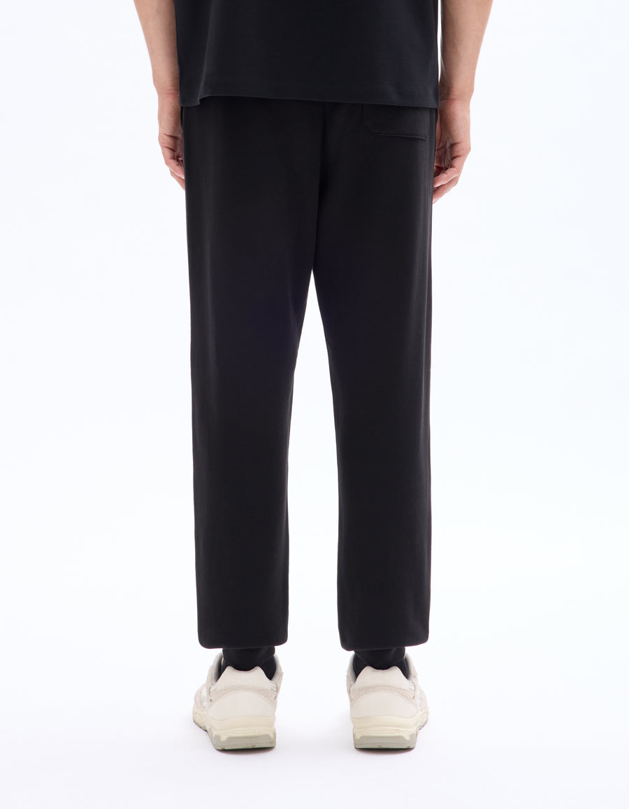 Regular Fit 100% Cotton Trousers - Black