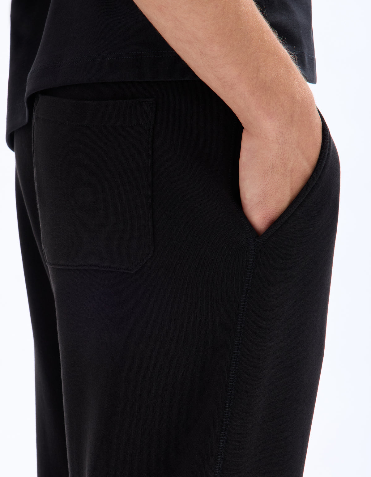 Regular Fit 100% Cotton Trousers - Black