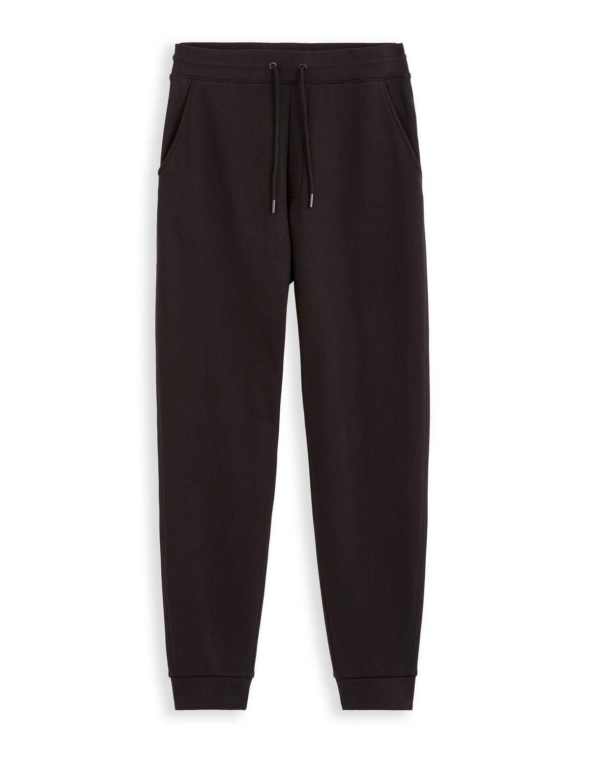 Regular Fit 100% Cotton Trousers - Black