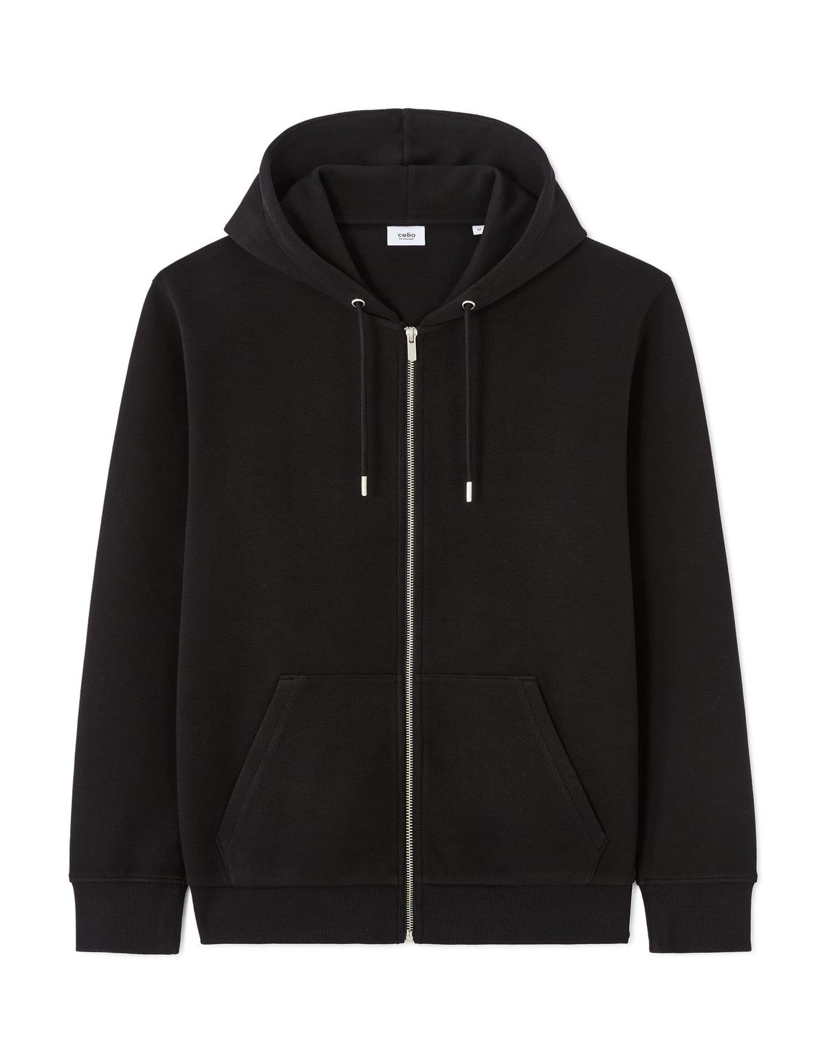 Regular Fit Poly-100% Cotton Solid Hooded Sweaters