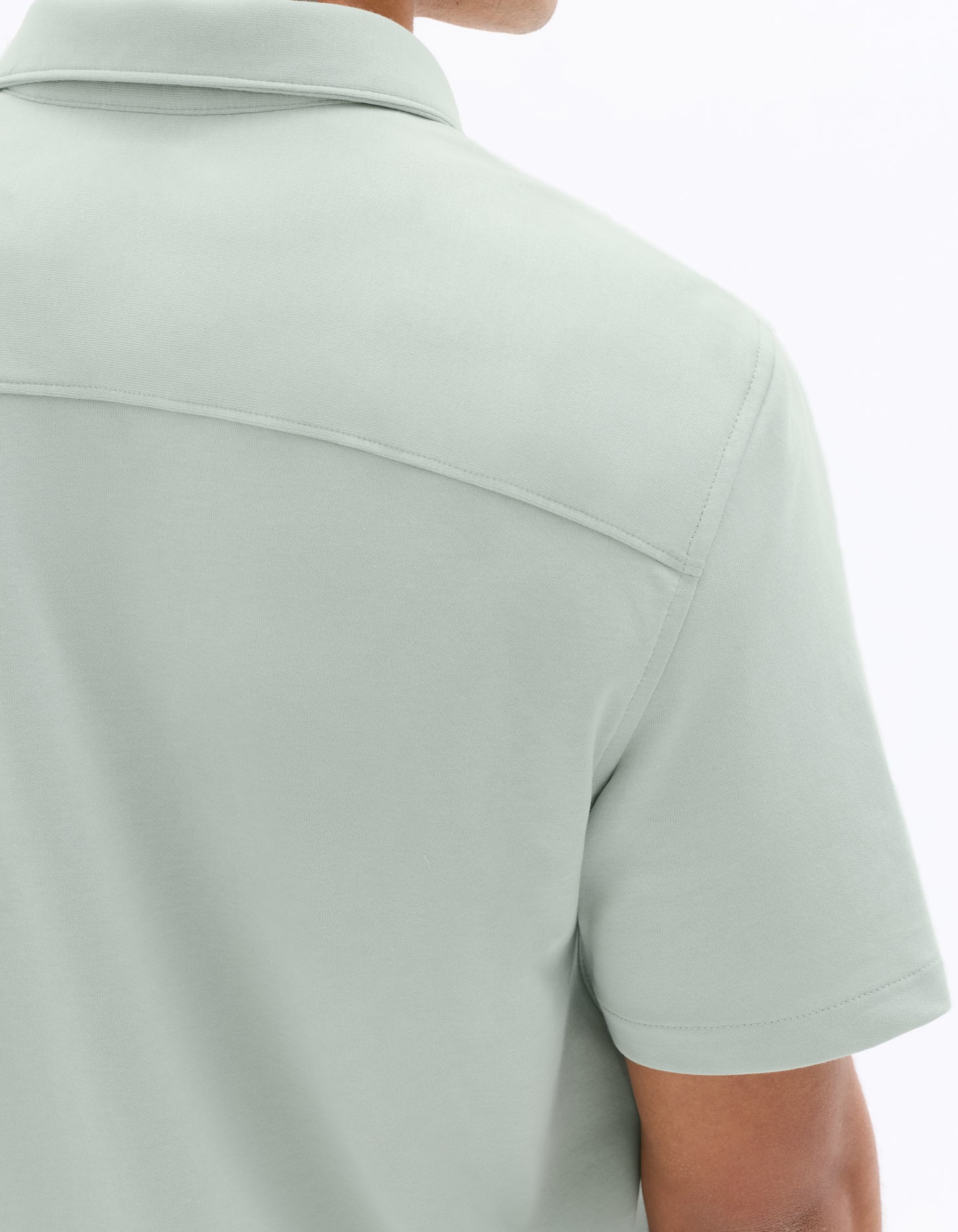 Celio* Men Solid Poly Cotton Green Regular Fit Shirt