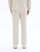 Slim Fit Stretch Cotton Trousers - Beige