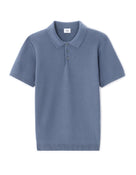 Slim Fit 100% Cotton Textured T-Shirt - Blue