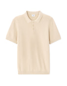 Slim Fit 100% Cotton Textured T-Shirt - Beige