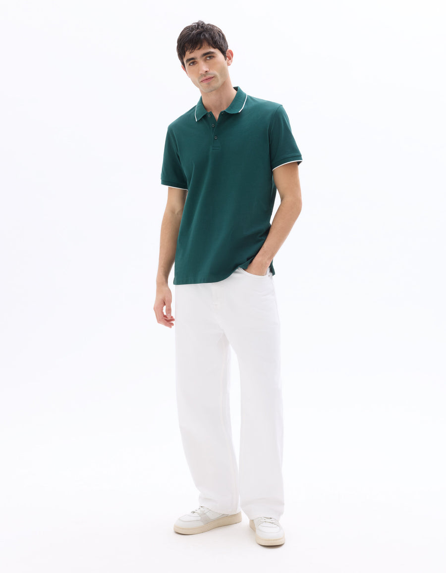 Regular Fit 100% Cotton T-Shirt - Dark Green