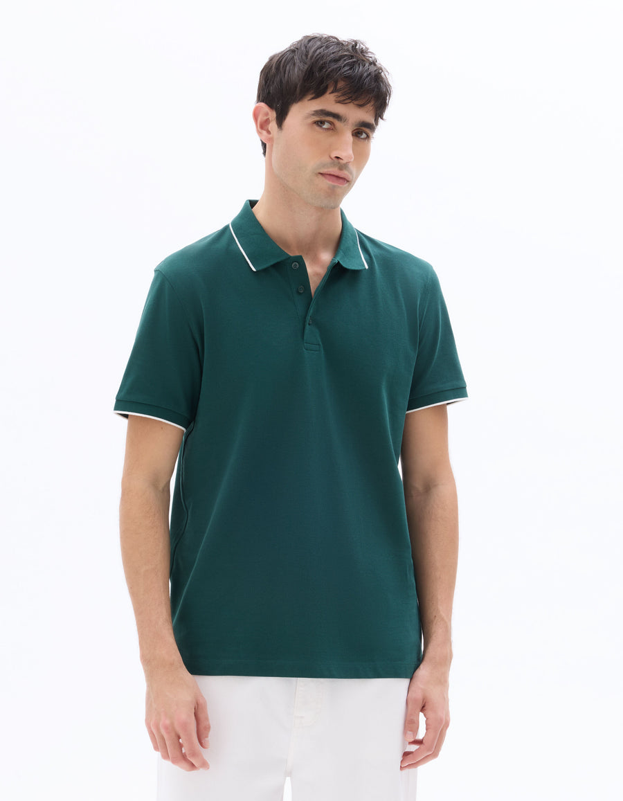 Regular Fit 100% Cotton T-Shirt - Dark Green