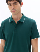 Regular Fit 100% Cotton T-Shirt - Dark Green