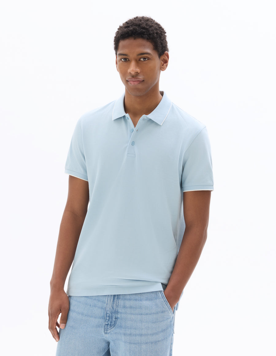 Regular Fit 100% Cotton T-Shirt - Light Blue