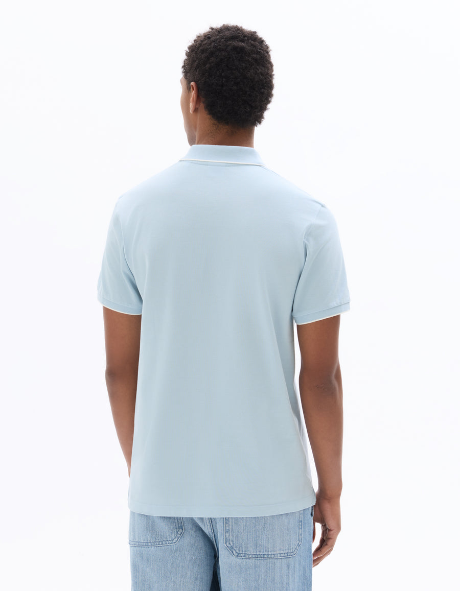 Regular Fit 100% Cotton T-Shirt - Light Blue