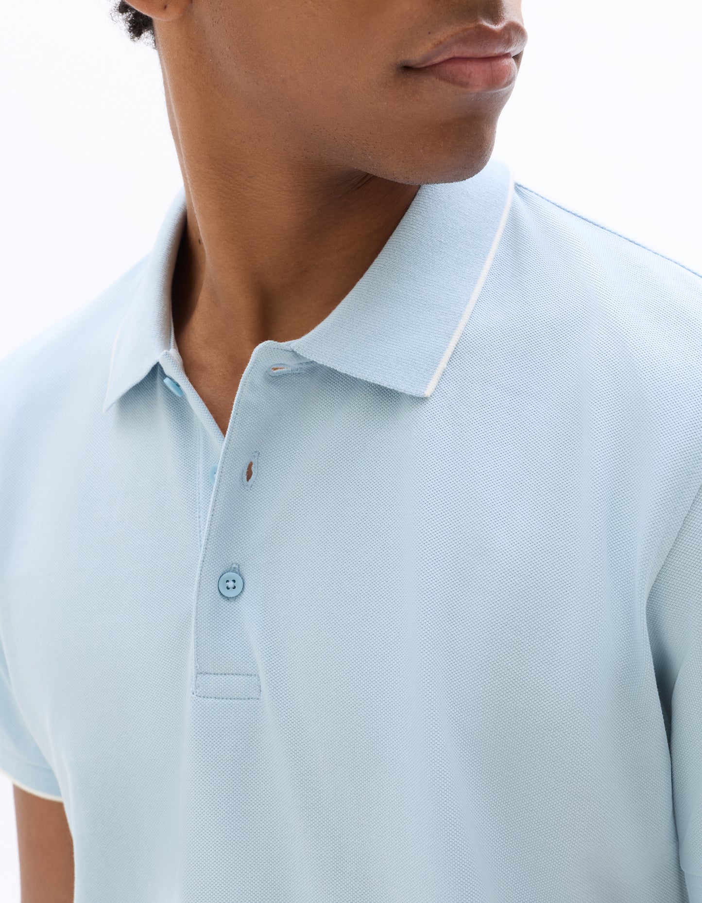 Regular Fit 100% Cotton T-Shirt - Light Blue