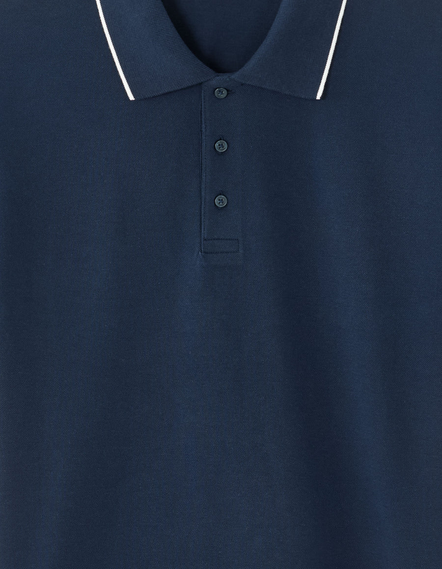 Regular Fit 100% Cotton T-Shirt - Navy Blue