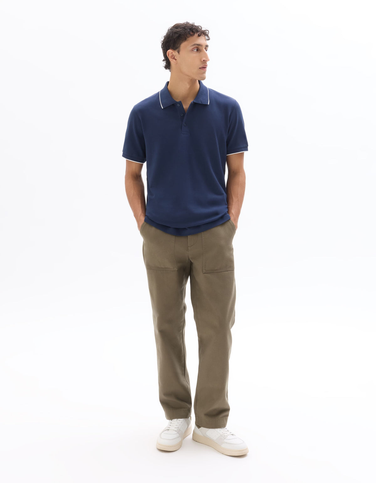 Regular Fit 100% Cotton T-Shirt - Navy Blue
