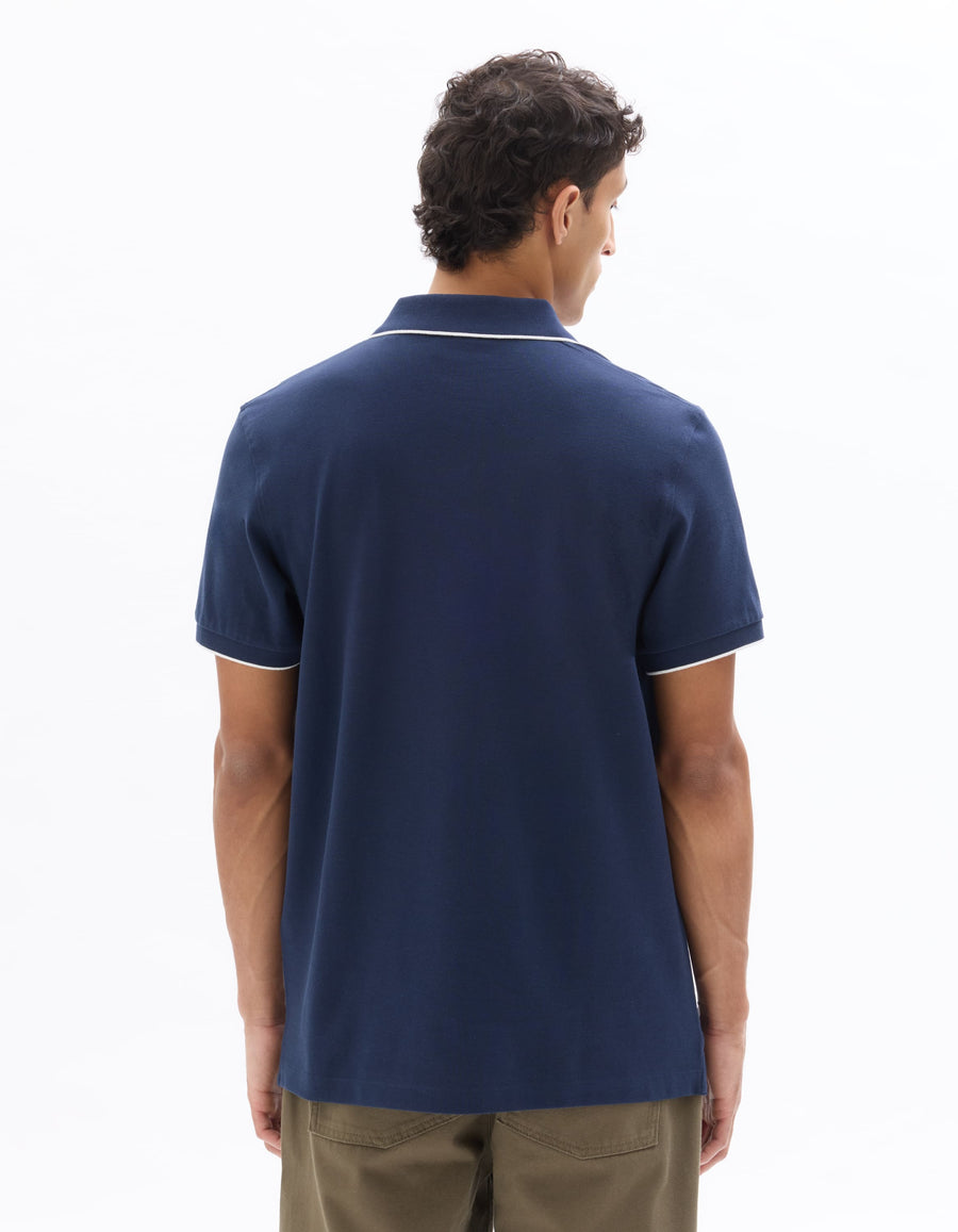 Regular Fit 100% Cotton T-Shirt - Navy Blue