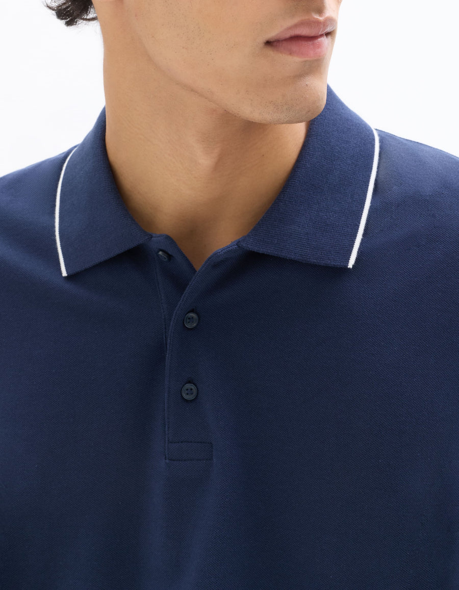 Regular Fit 100% Cotton T-Shirt - Navy Blue