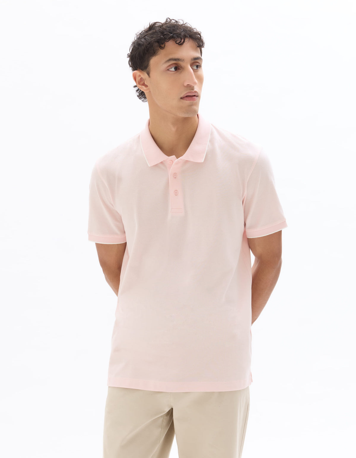 Regular Fit 100% Cotton T-Shirt - Light Pink