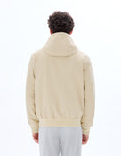Regular Fit 100% Polyester Hooded Jacket - Beige
