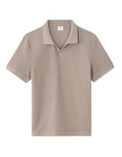 Regular Fit 100% Cotton Polo Collar T-Shirt - Taupe Grey