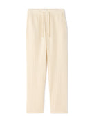 Relaxed Fit 100% Cotton Casual Trousers - Natural Beige