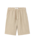 Regular Fit 100% Cotton Shorts - Taupe