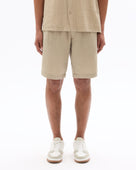 Regular Fit 100% Cotton Shorts - Taupe