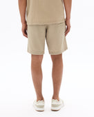 Regular Fit 100% Cotton Shorts - Taupe