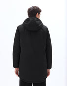 Regular Fit 100% Polyester Solid Hooded Jackets