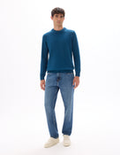 Loose Fit 100% Cotton Jeans - Blue