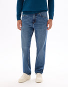 Loose Fit 100% Cotton Jeans - Blue